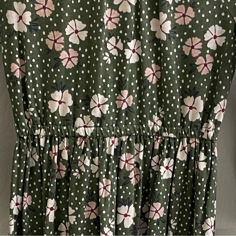 Carter’s Charming Green Floral Kids Dress. Girls Size 10